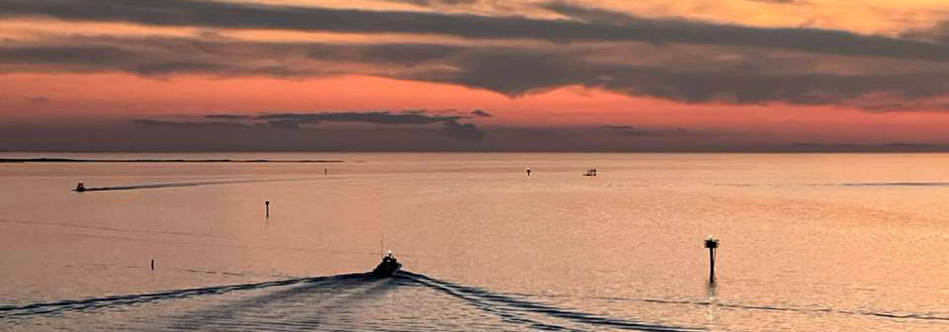 View of Crisfield Port during Sunset